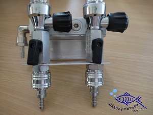 Кислородные ротаметр (расходомер), 2-секционный