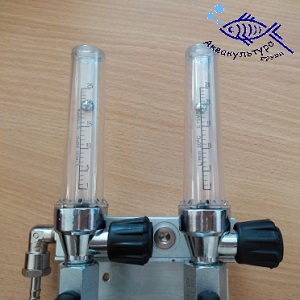 Кислородные ротаметр (расходомер), 2-секционный